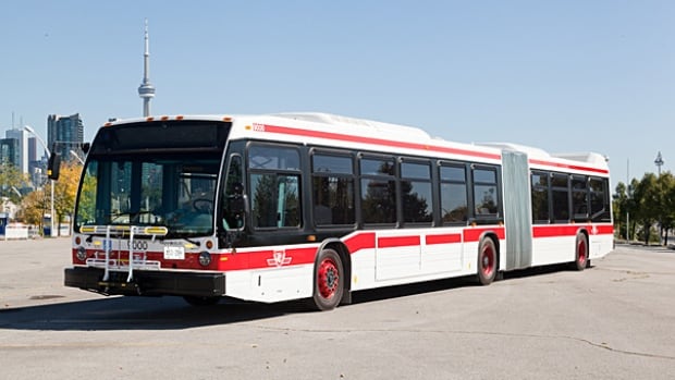 TTC's articulated low-floor diesel buses are manufactured by Nova Bus