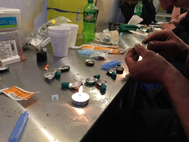 Vancouver safe injection site at 62 Hastings