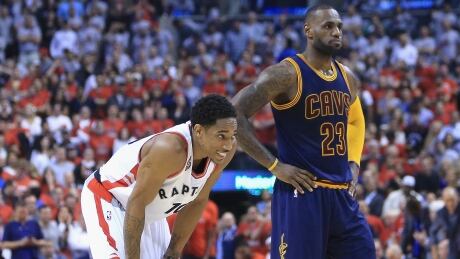 The Toronto Raptors lost a hard-fought six game series to the Cleveland Cavaliers in last year's Eastern Conference Finals. raptors-cavaliers