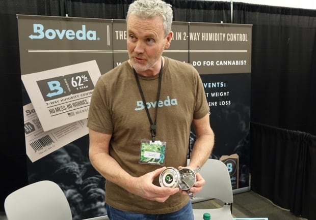 drew Emmer, Boveda spokesperson, at the Cannabis Canada Forum April 29, 2017