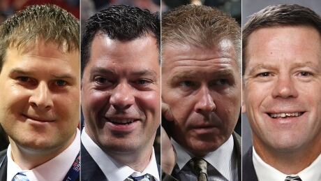 The Sabres continue their search to replace fired general manager Tim Murray. Among the reported candidates are from left: Penguins associate GM Jason Botterill and assistant GM Bill Guerin, Kings assistant GM Mike Futa and Predators assistant GM Paul Fenton. botterill-jason-1180