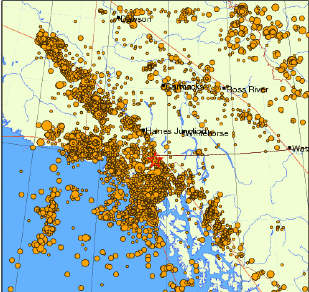 Earthquake yukon
