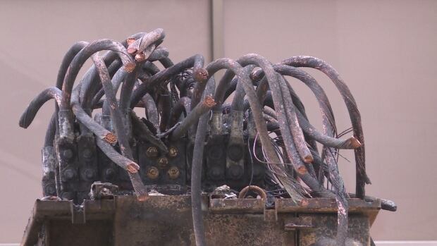 Toronto - vault fire wires