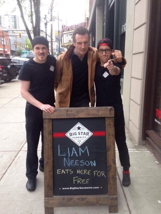 Liam Neeson sandwich