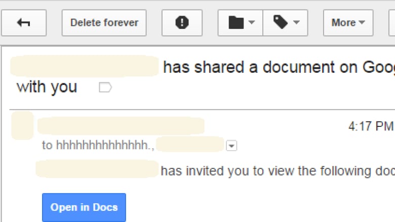 someone has shared a document on google docs with you watch out