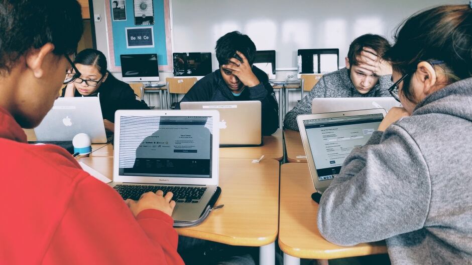 Students hone their hacking skills in a competition.