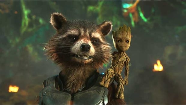 Rocket Raccoon and Baby Groot