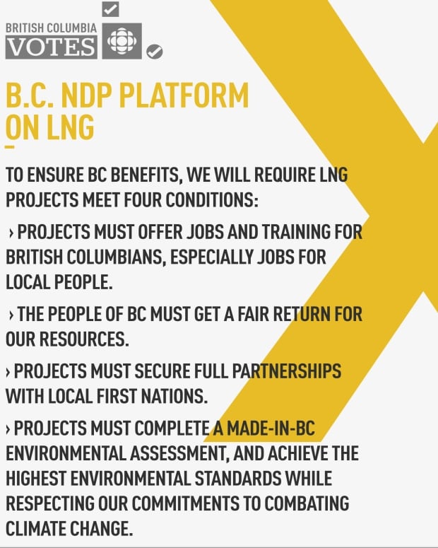 B.C. NDP Platform on LNG