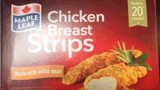 Maple Leaf Chicken Breast Strips have been recalled.