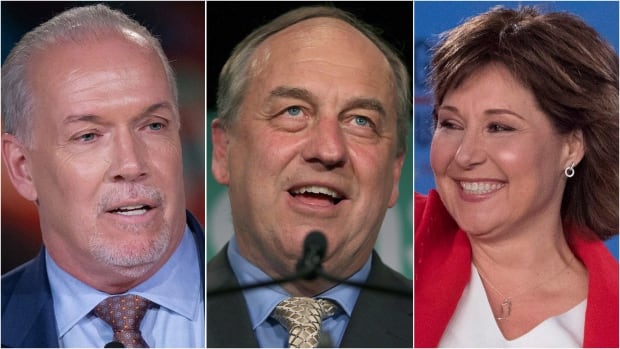 B.C. provincial leaders composite