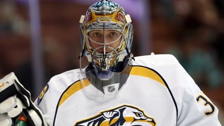 Nashville's Pekka Rinne leads all goaltenders in the post-season with a .951 save percentage. 672868557SH00067_Nashville_