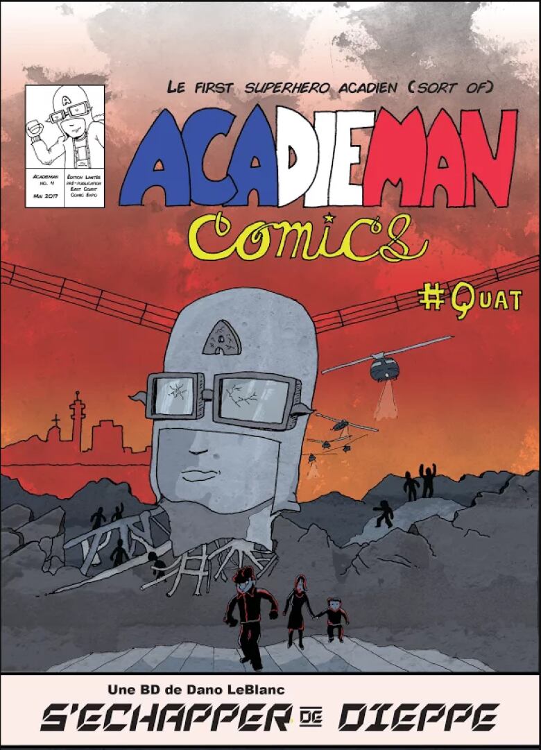 Chiacspeaking superhero Acadieman returns CBC News