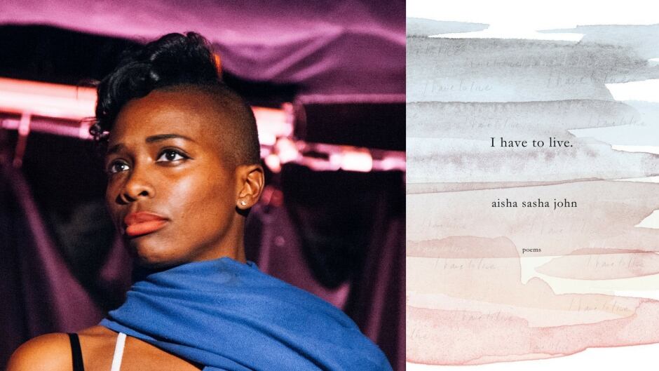 Aisha Sasha John is a poet, artist, musician and dancer.