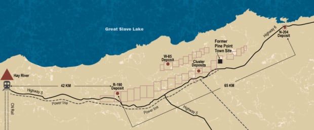 PINE POINT map