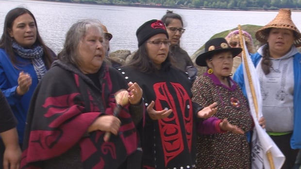 Tsleil-Waututh Nation water blessing 14 May 2017 Burrard Inlet