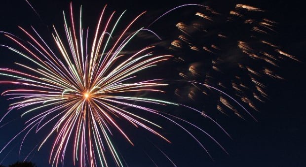 Fireworks Guelph Canada Day