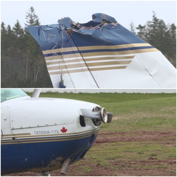 plane crash damage