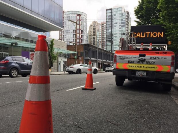 Construction site Vancouver for distracted driving story