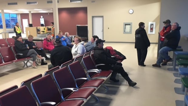 Mud Lake evacuees airport