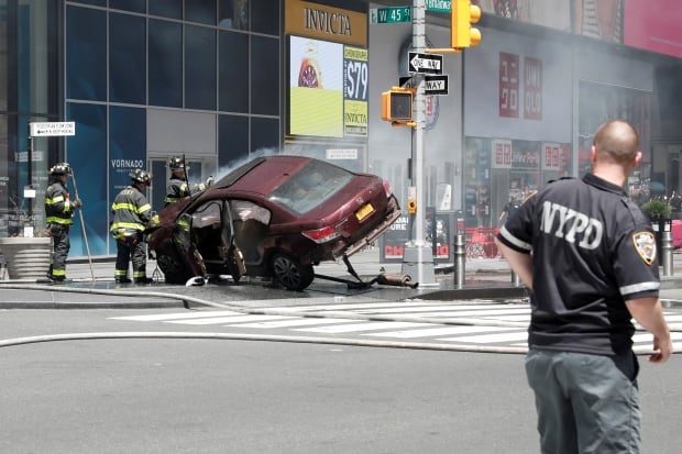 new york times square car