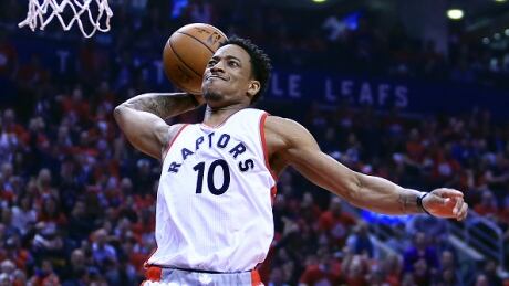 Raptors guard DeMar DeRozan was selected to an all-NBA third team for the first time in his career on Thursday. The 27-year-old posted career highs this season in points per game (27.3), field goals made (9.7) and attempted (20.9), free throws made (7.4) and attempted (8.7), and rebounds (5.2). derozan-demar-051817