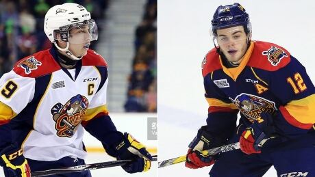 Dylan Strome, left, a 2015 first-round pick of the NHL's Arizona Coyotes, and fellow forward Alex DeBrincat, whom the Blackhawks selected in the second round last summer, are likely to prove a handful for their competition at the Memorial Cup. They posted 34 and 38 points, respectively, in the OHL playoffs. strome-dylan-1180