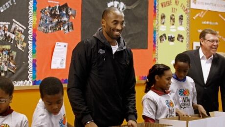 Kobe Bryant came through with an assist for some high school students in Indiana by getting them out of a final exam after he retweeted one of them. bryant-kobe-051917