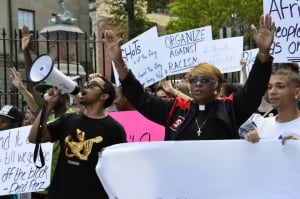 Pastor Britton demonstration