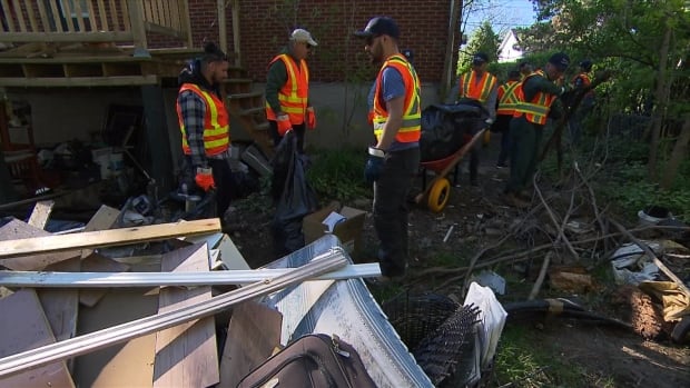 Laval flood clean up