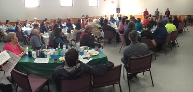 Premier Dwight Ball Mud lake meeting