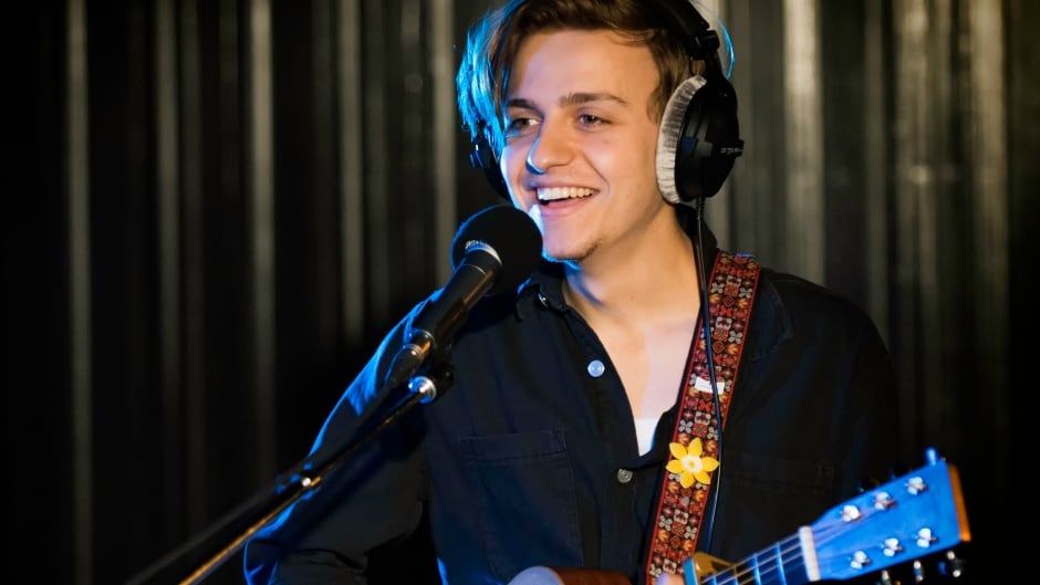 Scott Helman in the q studio