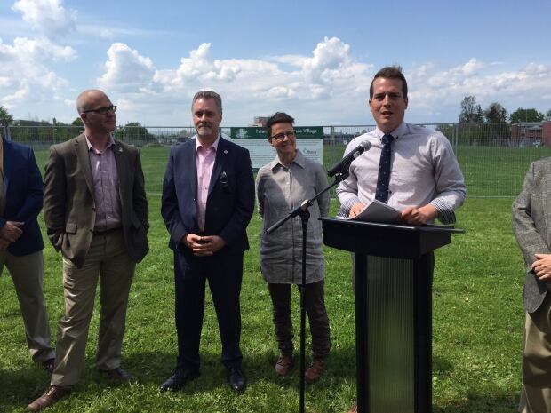 Ottawa Community Housing announcement Gladstone Village May 24, 2017