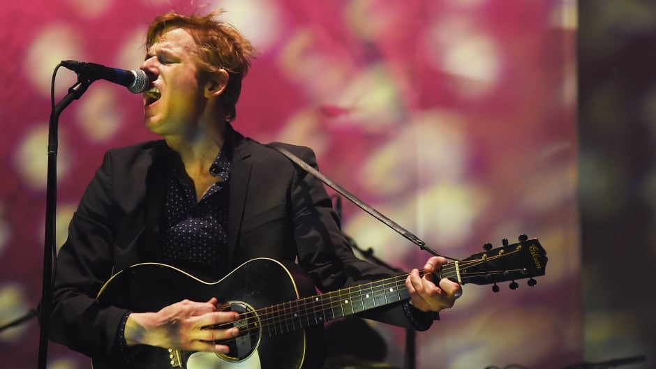 Guitarist/vocalist Britt Daniel of Spoon performs during the 2015 SXSW Music, Film + Interactive Festival at Auditorium Shores on March 19, 2015 in Austin, Texas.