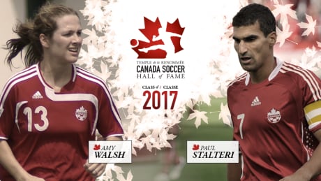 Former Canada captains Amy Walsh and Paul Stalteri were named to the Canada Soccer Hall of Fame Thursday morning. walsh-amy-stalteri-paul-052517