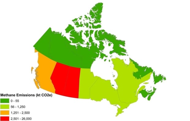 Methane Map