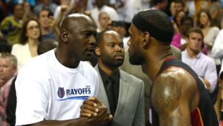 LeBron James has sparked debate about whether or not he is better than Michael Jordan, but the claim is not being made by the Cleveland Cavaliers legend. james-lebron-052517