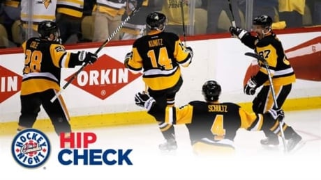 Chris Kunitz scores two, including the double overtime winner to send the Pittsburgh Penguins to the Stanley Cup final for the second straight year. Hip Check: Chris Kunitz plays Game 7 hero as Penguins advance to Stanley Cup