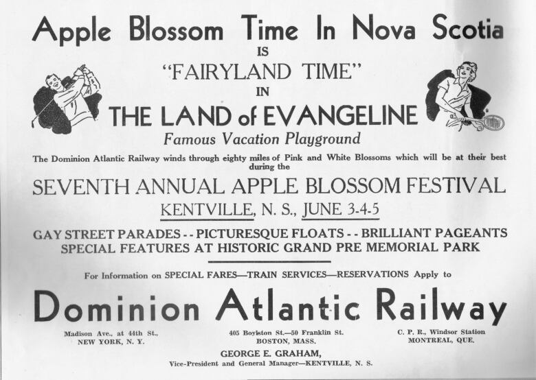 Take A Peek At The Apple Blossom Festival S Early Days Cbc News