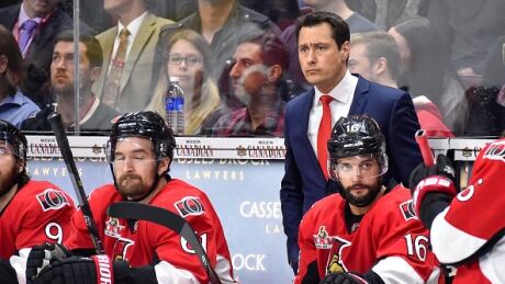 Guy Boucher wants his team to know that they will have to work just as hard next season if they want the same success. boucher-guy-052917
