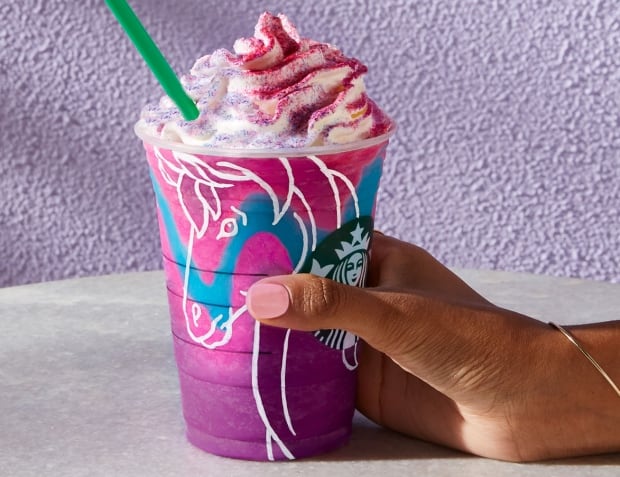 Starbucks unicorn latte