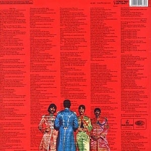 Sgt Peppers back cover