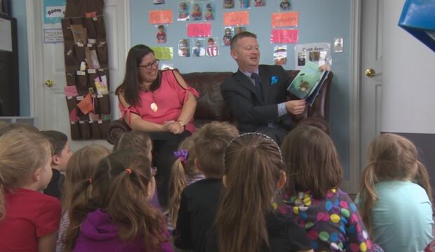 Education Minister Dale Kirby at Torbay Daycare