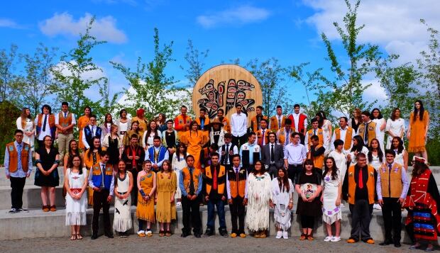 Made by mom: First Nations daughters strut traditional grad dresses