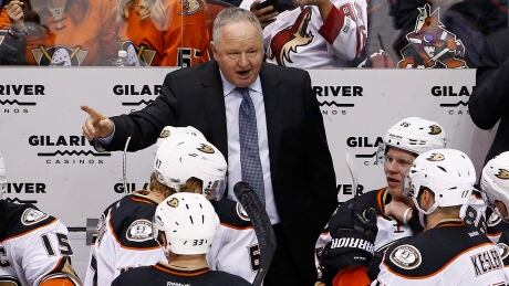 The Anaheim Ducks announced on Friday that they have signed head coach Randy Carlyle, seen above, to a one-year contract extension through the 2018-19 season. carlyle-randy-011417-620