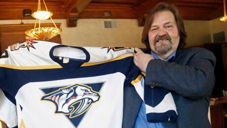 Bob Wolf says the idea to toss a catfish grew from a discussion at Wolfy's during the Predators' inaugural season. bob-wolf