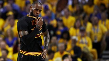 LeBron James' record-tying eighth career Finals triple-double wasn't enough for the Cavaliers to overcome the Golden State Warriors on Sunday evening. lebron-james
