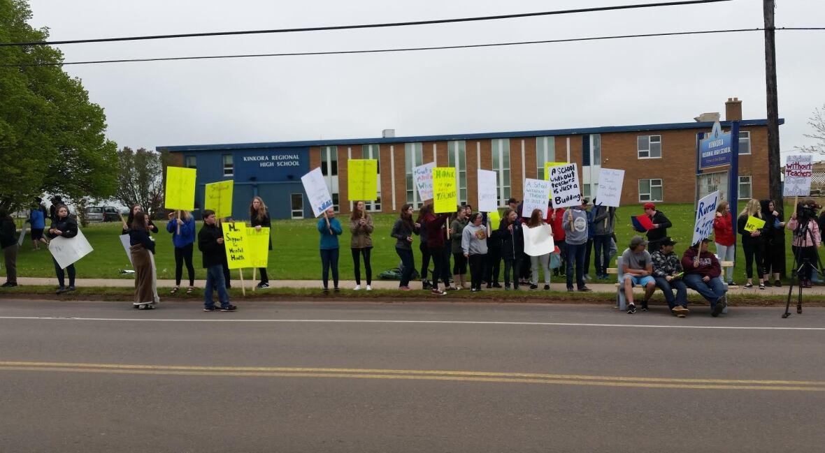 School protests across P.E.I. Monday CBC News
