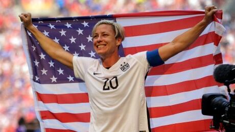 Former American soccer star Abby Wambach has voiced her support for a Nebraska girl who says her soccer team was disqualified because she "looks like a boy." wambach-abby-060617