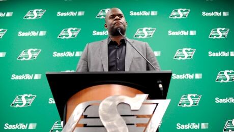 Former NFL quarterback Vince Young hurt his hamstring while running Tuesday at Saskatchewan Roughriders training camp. Young, 34, joined the CFL team in March after being out of football since 2014. young-vince-060617