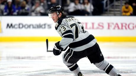 The Los Angeles Kings announced the re-signing of restricted free agent Tyler Toffoli to a three-year contract on Wednesday. toffoli-tyler-070617